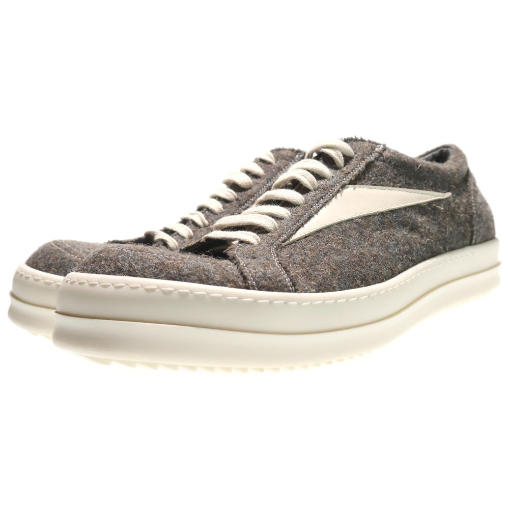 Rick Owens(リックオウエンス) VINTAGE SNEAKS BOSCO ローカットスニーカー グレー RU02E1897LCOLVS