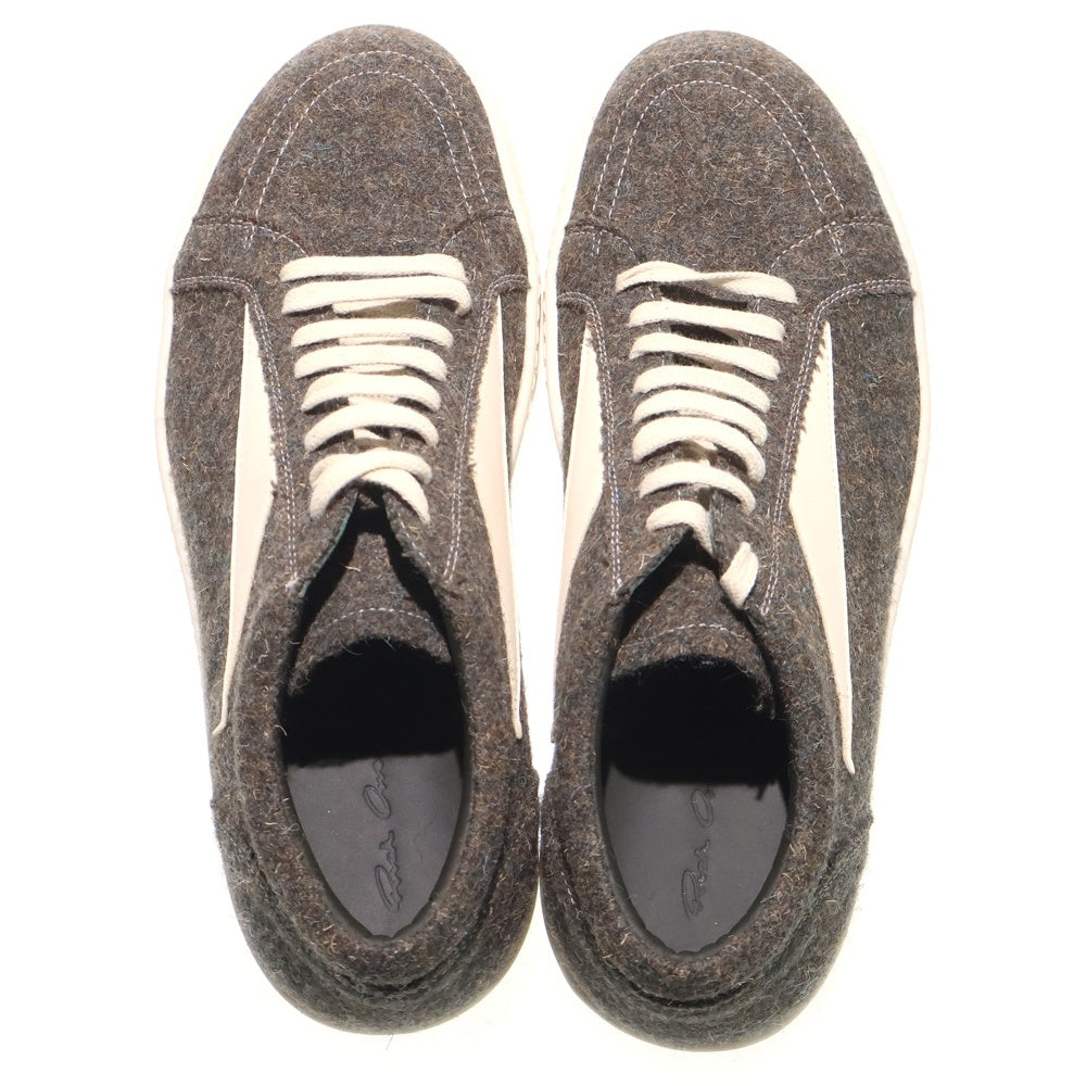 Rick Owens(リックオウエンス) VINTAGE SNEAKS BOSCO ローカットスニーカー グレー RU02E1897LCOLVS