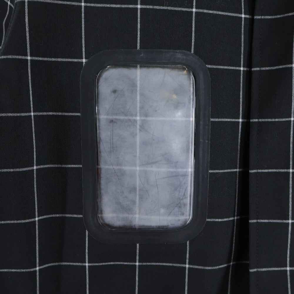 UNDERCOVER(アンダーカバー) 15AW ステンカラーチェックコート UCP4304-01 ダークグレー