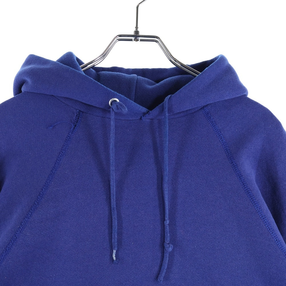 VINTAGE(ヴィンテージ) 60S PULLOVER HOODIE BIG SIZE プルオーバーフーディー パーカー 脇ガゼット 袖貫通ステッチ ビッグサイズ スウェット ブルー