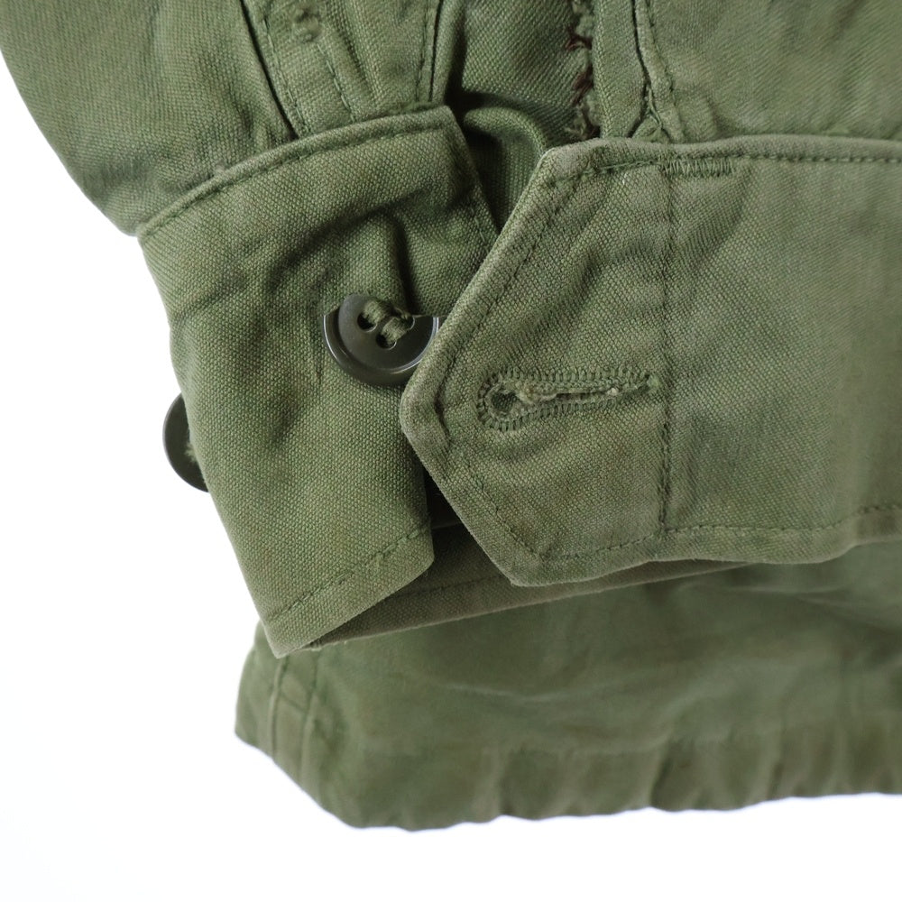VINTAGE(ヴィンテージ) 50S U.S. ARMY M-1951 M-51 FIELD JACKET MILITARY COAT 57年製 フィールドジャケット ミリタリー コート ワッペン アルミジップ カーキ MIL-C-11448B
