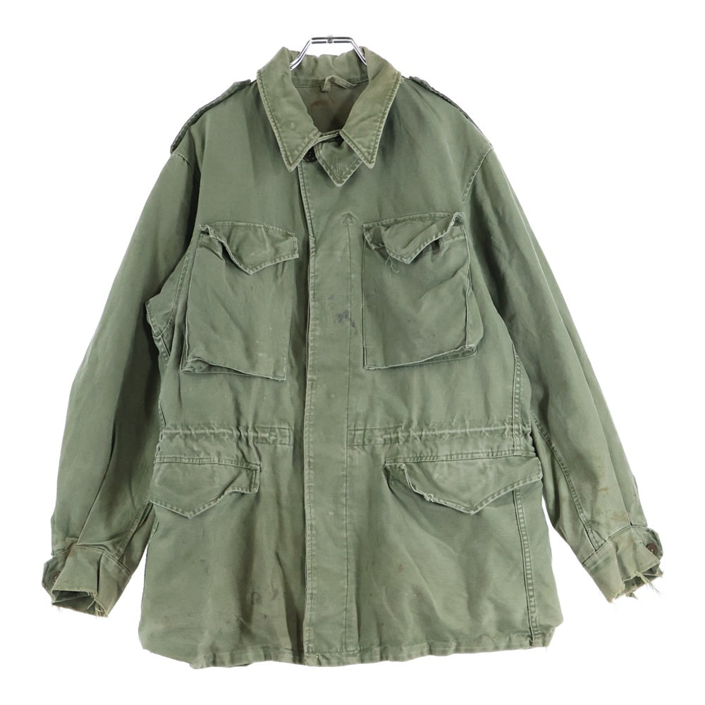 VINTAGE(ヴィンテージ) 40S M-43 FIELD JACKET フィールドジャケット コットンサテン 米軍実支給品 カーキ