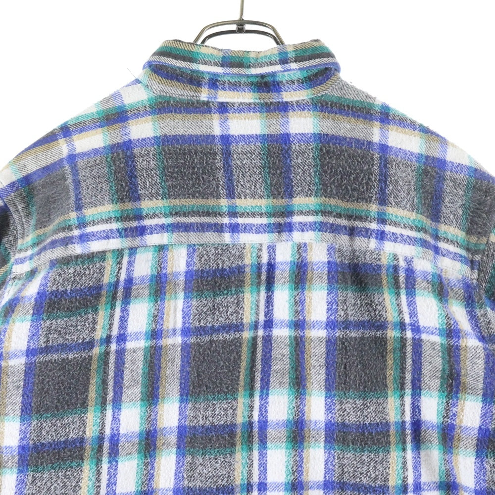 FIVE BROTHERS(ファイブブラザー) 90S COTTON CHECK L/S SHIRT コットン チェック 長袖 ネルシャツ ホワイト/ブルー/グリーン