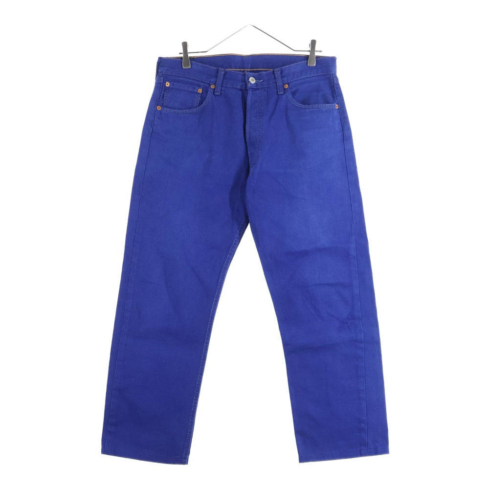 Levi's(リーバイス) 90-00S 501 DENIM PANTS ボタン裏刻印247 スモールe 後染め デニムパンツ ネイビー