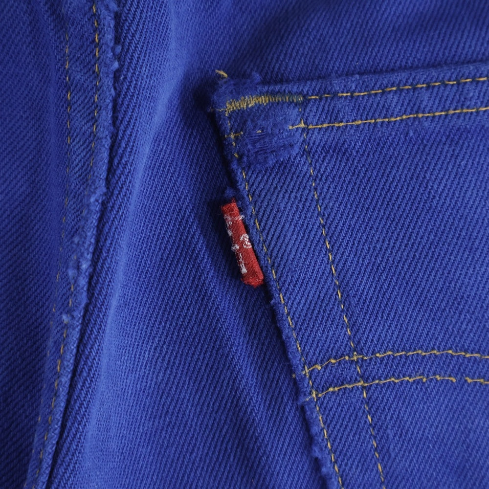 Levi's(リーバイス) 90-00S 501 DENIM PANTS ボタン裏刻印247 スモールe 後染め デニムパンツ ネイビー