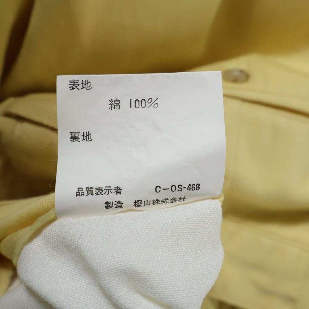 POLO RALPH LAUREN(ポロラルフローレン) 90S 2-TUCK WIDE CHINO PANTS ツータック ワイドチノパンツ イエロー PMJ-PR RL-HS-0708