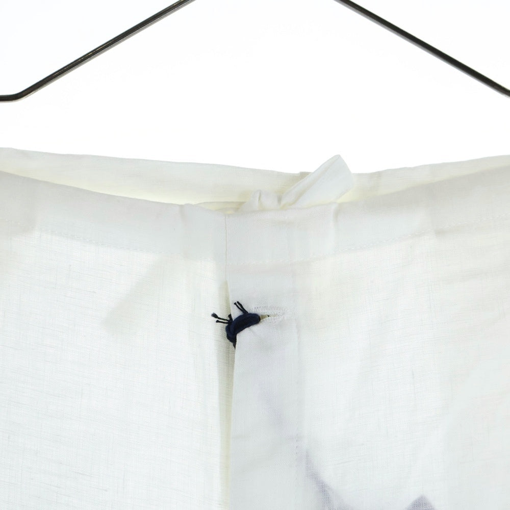 PRADA(プラダ) リネン スラックスパンツ ホワイト SPH301