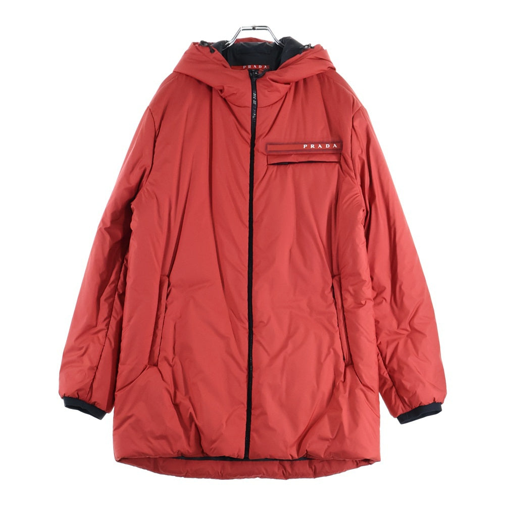 PRADA SPORT(プラダ スポーツ) Insulated jacket SGB660 ジップアップパデッドコートジャケット レッド