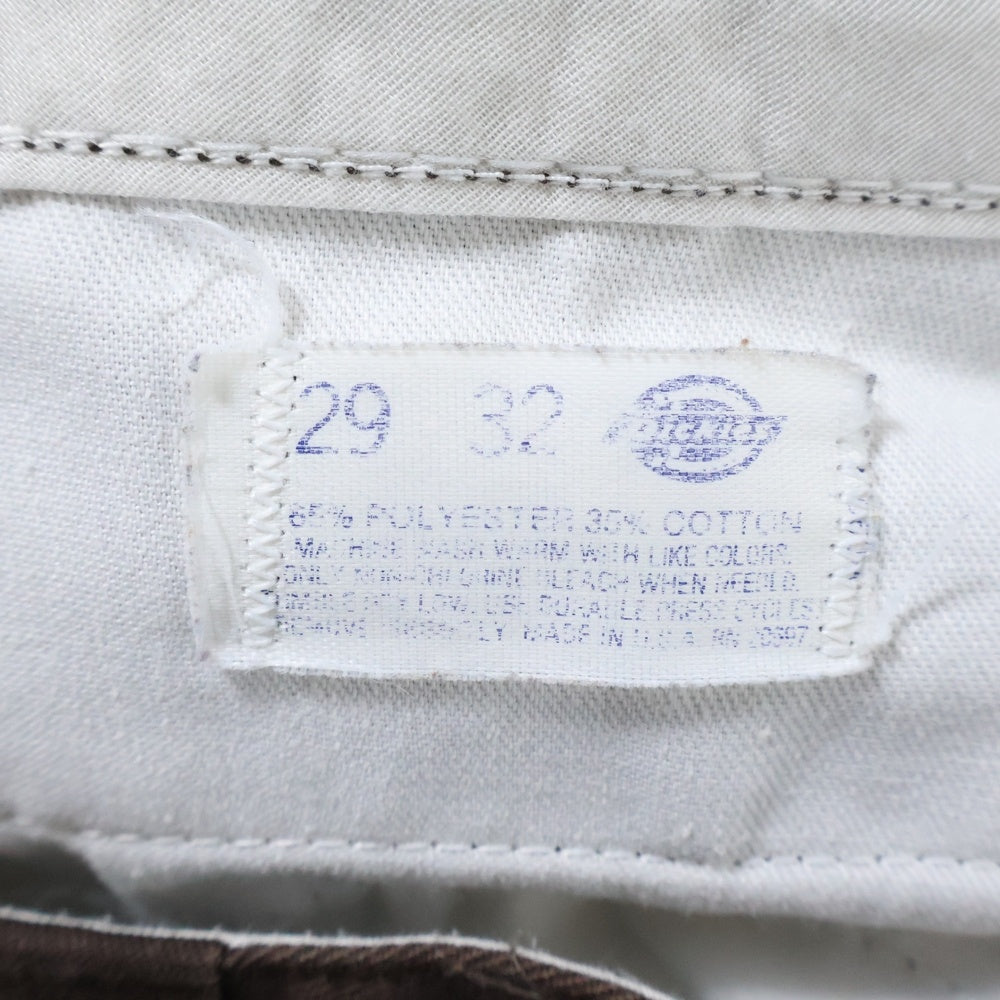 Dickies(ディッキーズ) 70-80S VINTAGE CHINO PANTS チノパンツ ワークパンツ チビタグ ブラウン