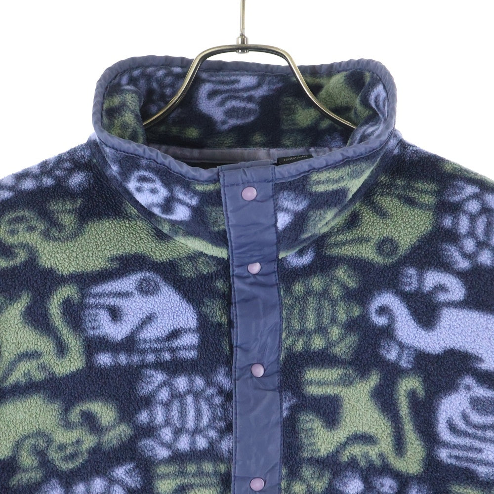 PATAGONIA(パタゴニア) 90S SNAP-T PULLOVER FLEECE CREATURE スナップT プルオーバー フリース クリーチャー パープル/グリーン