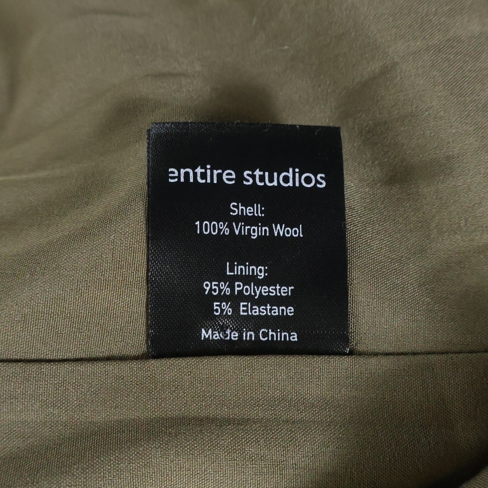 entire studios(エンタイア スタジオ) DOUBLE BREASTED BLAZER ES2438FE PO0129 ダブルブレスド ブレザー テーラードジャケット ベージュ