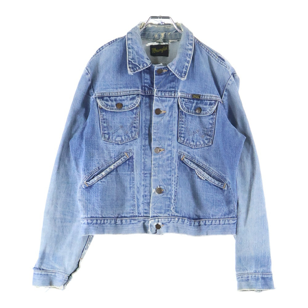 Wrangler(ラングラー) 70s VINTAGE 124MJ 黒タグ中期 デニムトラッカージャケット ブルー