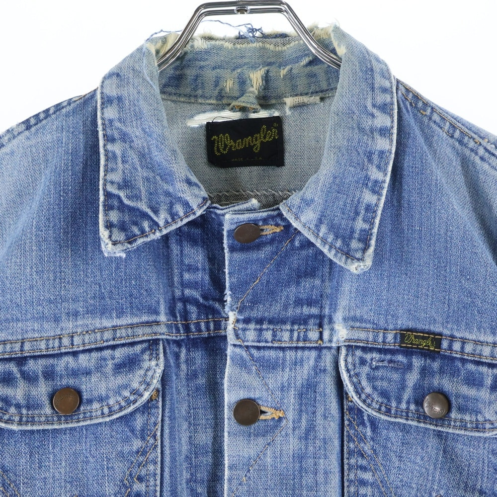 Wrangler(ラングラー) 70s VINTAGE 124MJ 黒タグ中期 デニムトラッカージャケット ブルー