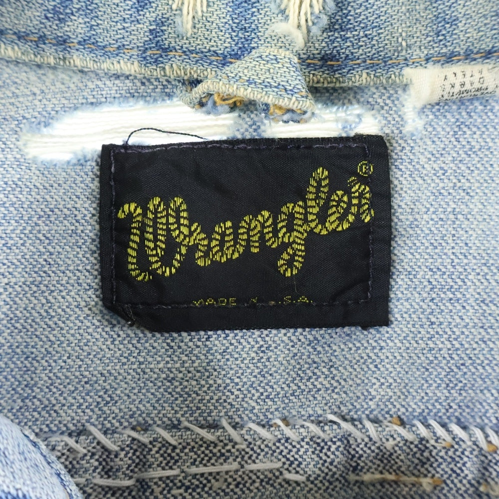 Wrangler(ラングラー) 70s VINTAGE 124MJ 黒タグ中期 デニムトラッカージャケット ブルー