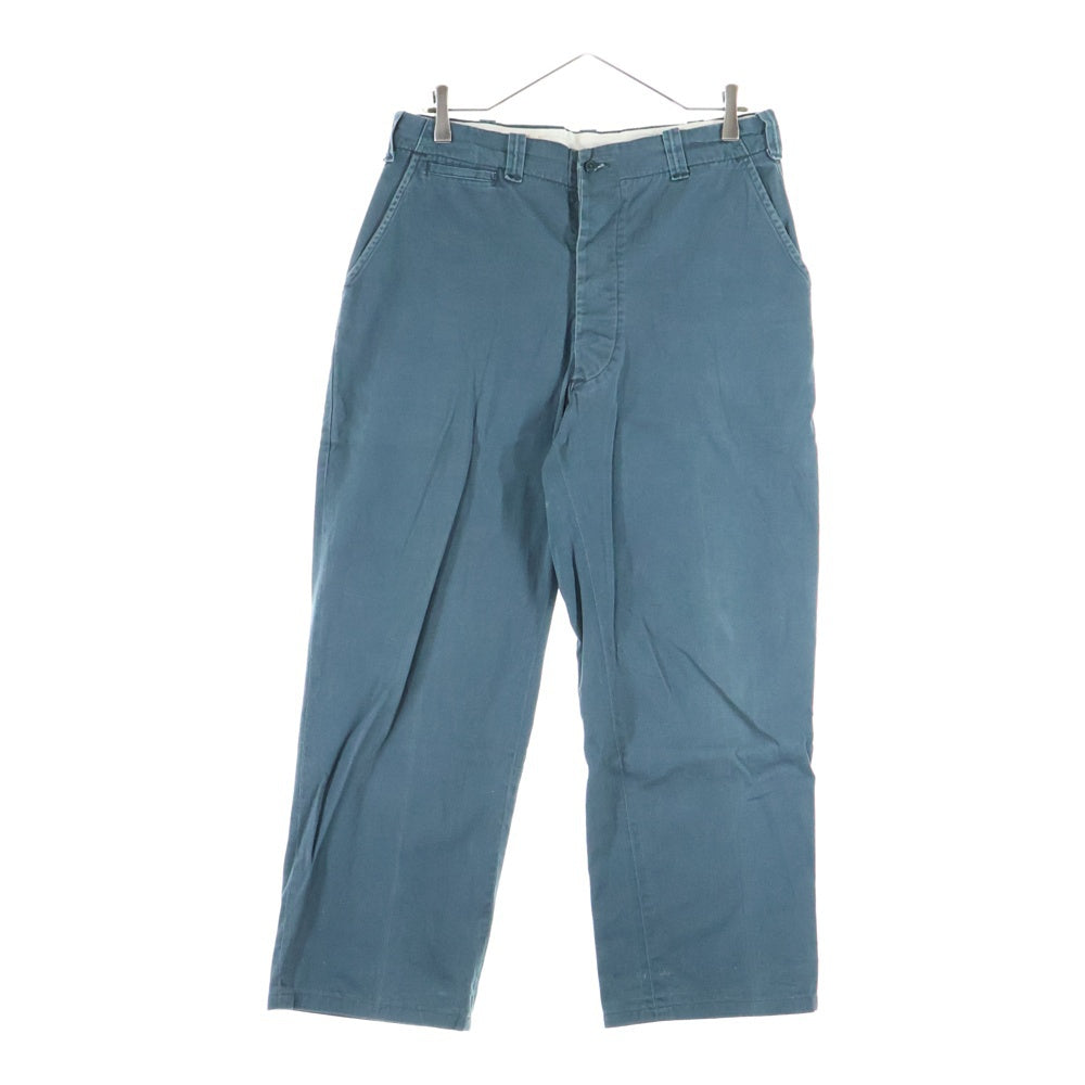 VINTAGE(ヴィンテージ) 60S STA-DOWN スタ ダウン WORK CHINO PANTS USA製 ワーク チノ パンツブルー