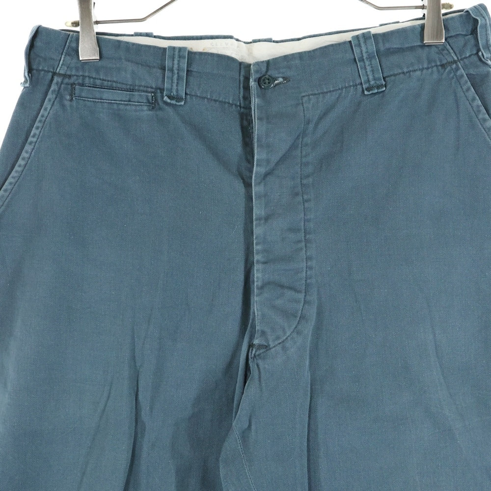 VINTAGE(ヴィンテージ) 60S STA-DOWN スタ ダウン WORK CHINO PANTS USA製 ワーク チノ パンツブルー