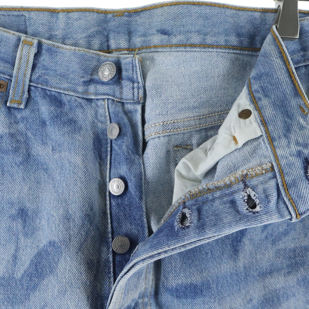 Levi's(リーバイス) 90S 501 BLEACHED DENIM PANS スモールe ボタン裏刻印520 デニムパンツ インディゴ
