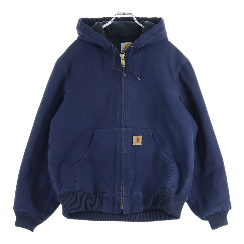 00s USA製 ネイビー カーハート ダックアクティブジャケット XL CARHARTT(カーハート) 00S ACTIVE JACKET ZIP-UP HOODIE PARKA