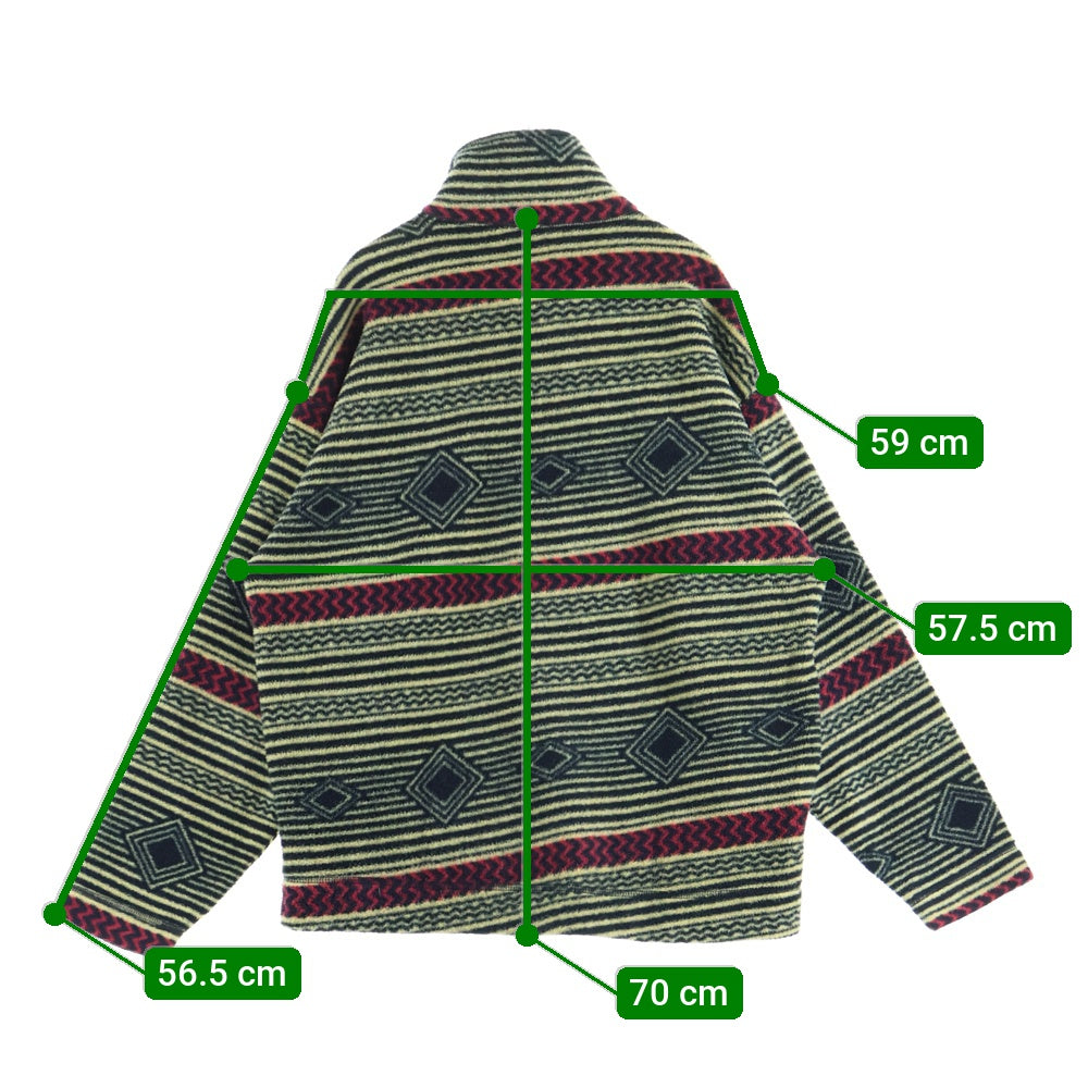 PATAGONIA(パタゴニア) 90S GLISSADE PULLOVER FLEECE BULLSEYE USA製 グリセード プルオーバー フリース ブルズアイ イエロー/ブラック/レッド