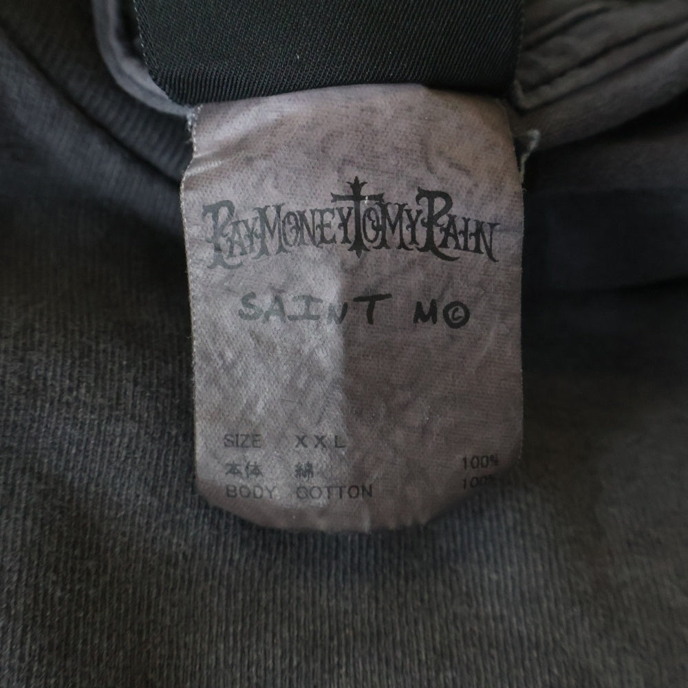 SAINT MICHAEL(セントマイケル) 24SS PTP LS TEE ヴィンテージ加工 長袖カットソー SM-YS8-0000-C50 グレー