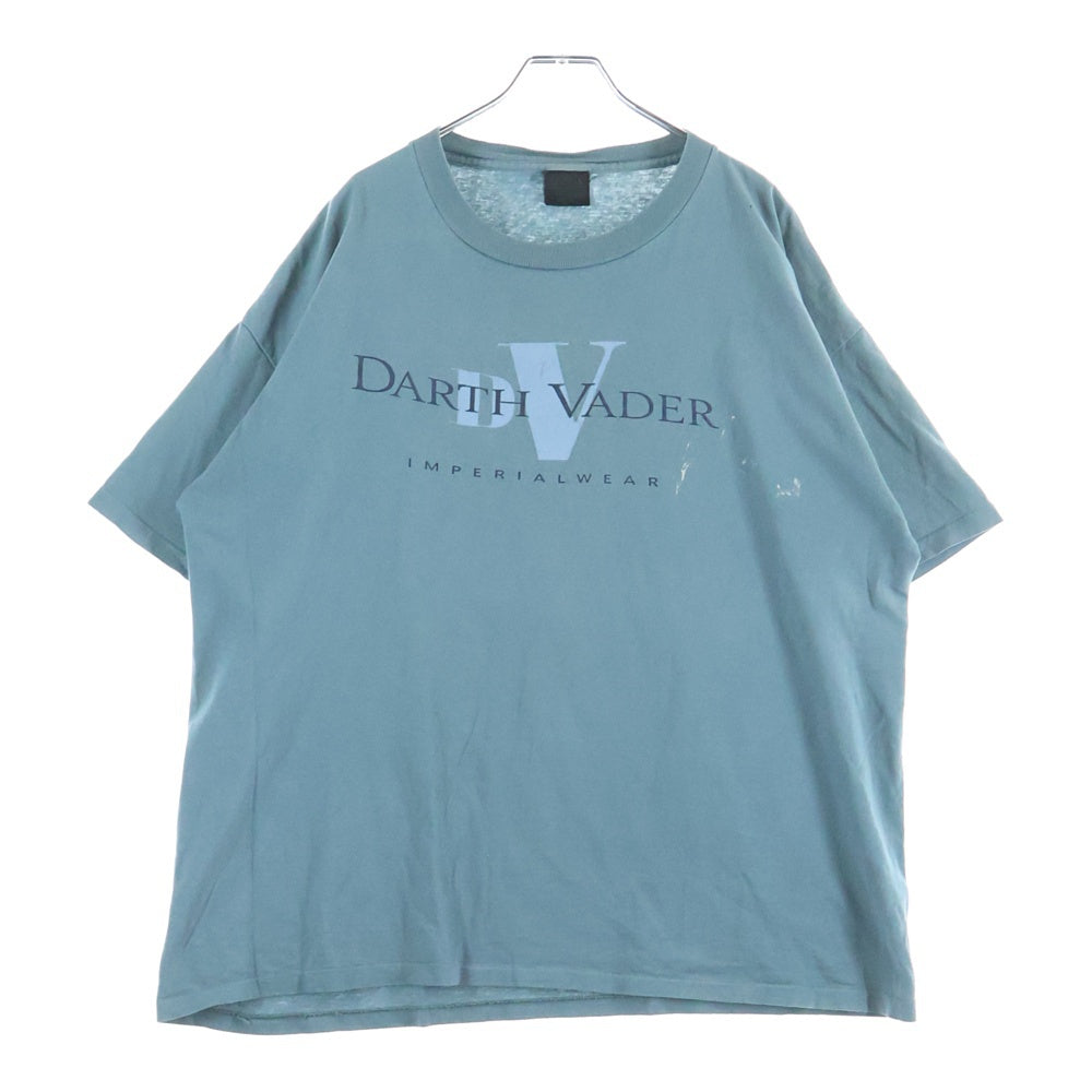 VINTAGE(ヴィンテージ) 90s DARTH VADER CKパロディ ダースベイダー プリント半袖Tシャツ ライトブルー