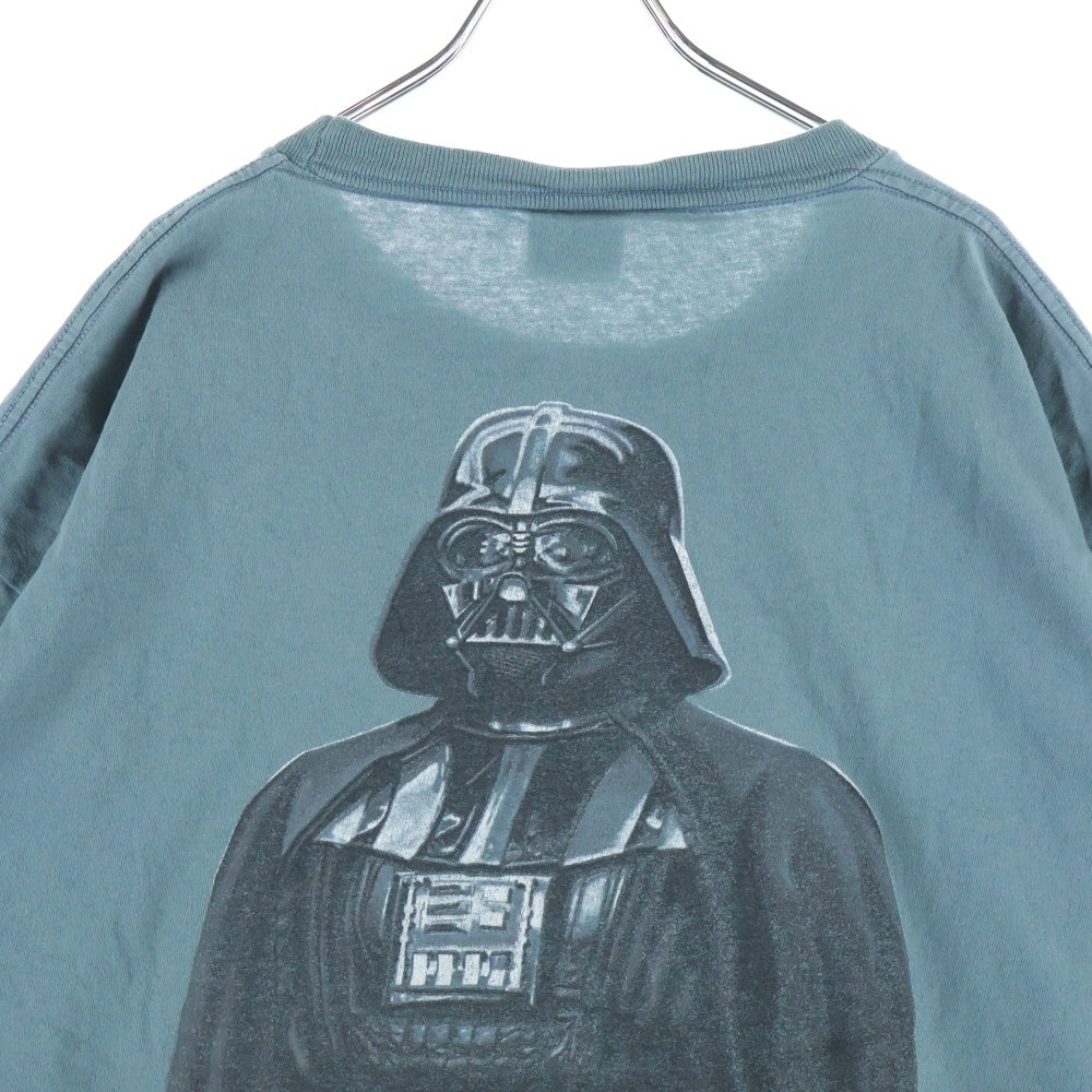 VINTAGE(ヴィンテージ) 90s DARTH VADER CKパロディ ダースベイダー プリント半袖Tシャツ ライトブルー