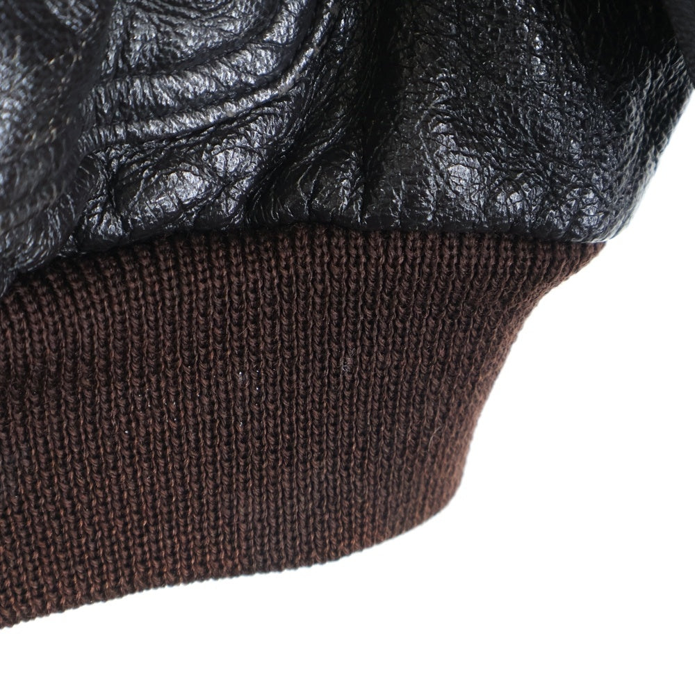 L.L.Bean(エルエルビーン) 80S A-2 LEATHER FLIGHT JACKET TALON-ZIP USA製 レザー フライト ジャケット ブラウン