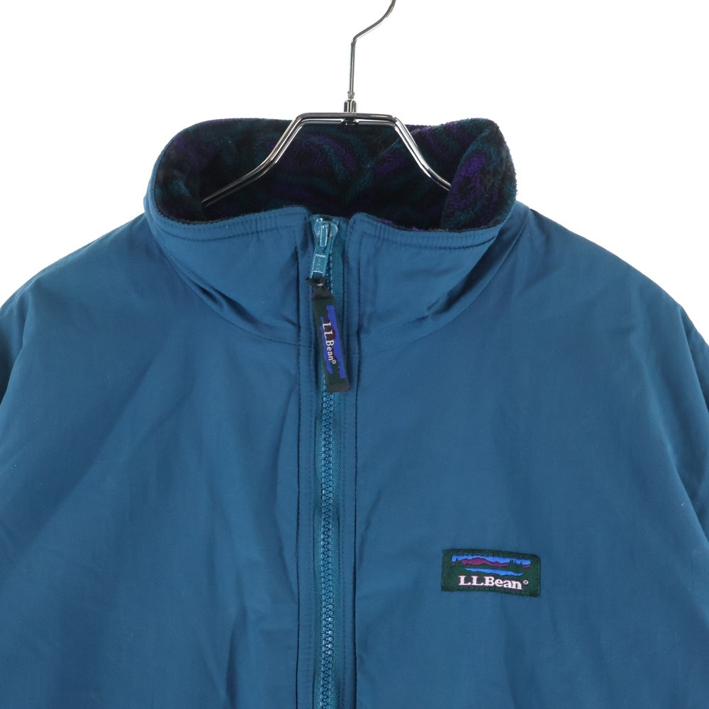 L.L.Bean(エルエルビーン) 80-90S WARM UP NYLON JACKET デカタグ 裏地フリース ウォームアップ ナイロン ジャケット グリーン