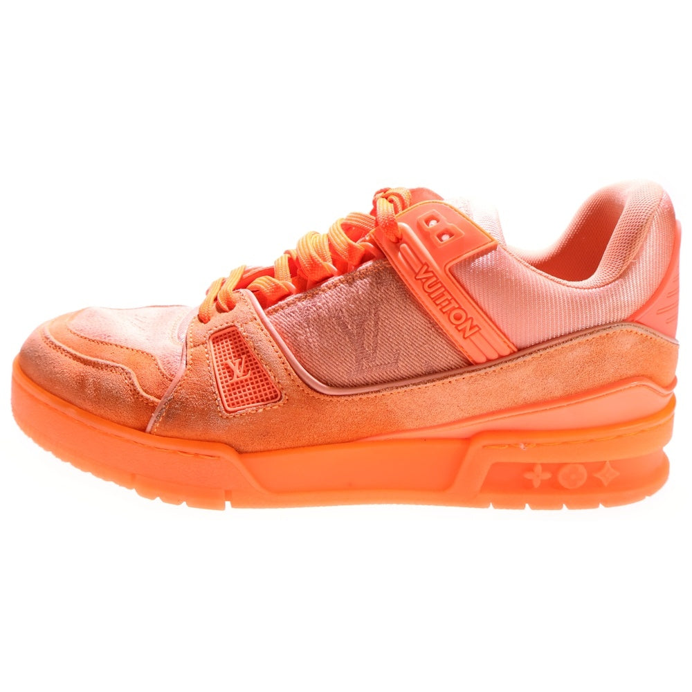LOUIS VUITTON(ルイヴィトン) LVトレイナーラインモノグラム ローカットスニーカー オレンジ GO1210