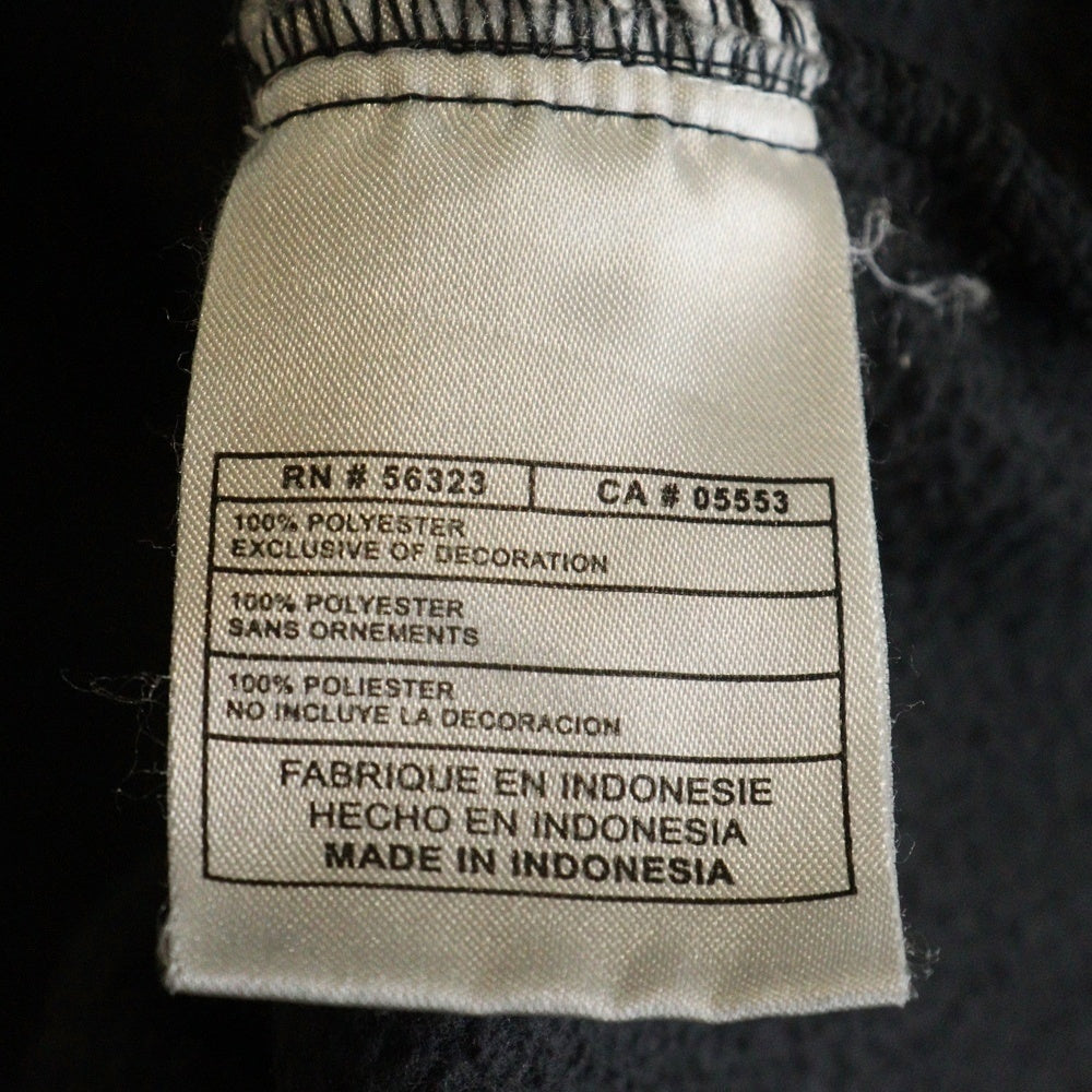 NIKE(ナイキ) 00S LOGO FLEECE PULLOVER HOODIE PARKA インドネシア製 ロゴ刺繍 フリース プルオーバー パーカー フーディー ブラック