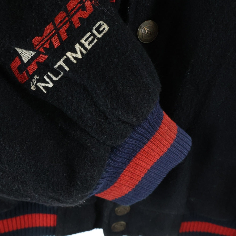 VINTAGE(ヴィンテージ) 90S NUTMEG BY CAMPRI ナツメグ バイ カンプリ NHL CHICAGO BLACK HAWKS VERSITY STUDIUM JACKET ウール ワッペン バーシティジャケット スタジアムジャケット