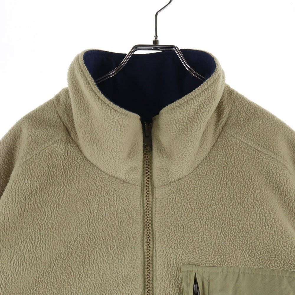 NIKE ACG(ナイキエーシージー) 00S ALL CONDITIONS GEAR ZIP UP REVERSIBLE FLEECE NYLON JACKET リバーシブル フリース ナイロン ジャケット ブラウン/ネイビー F0-VTG