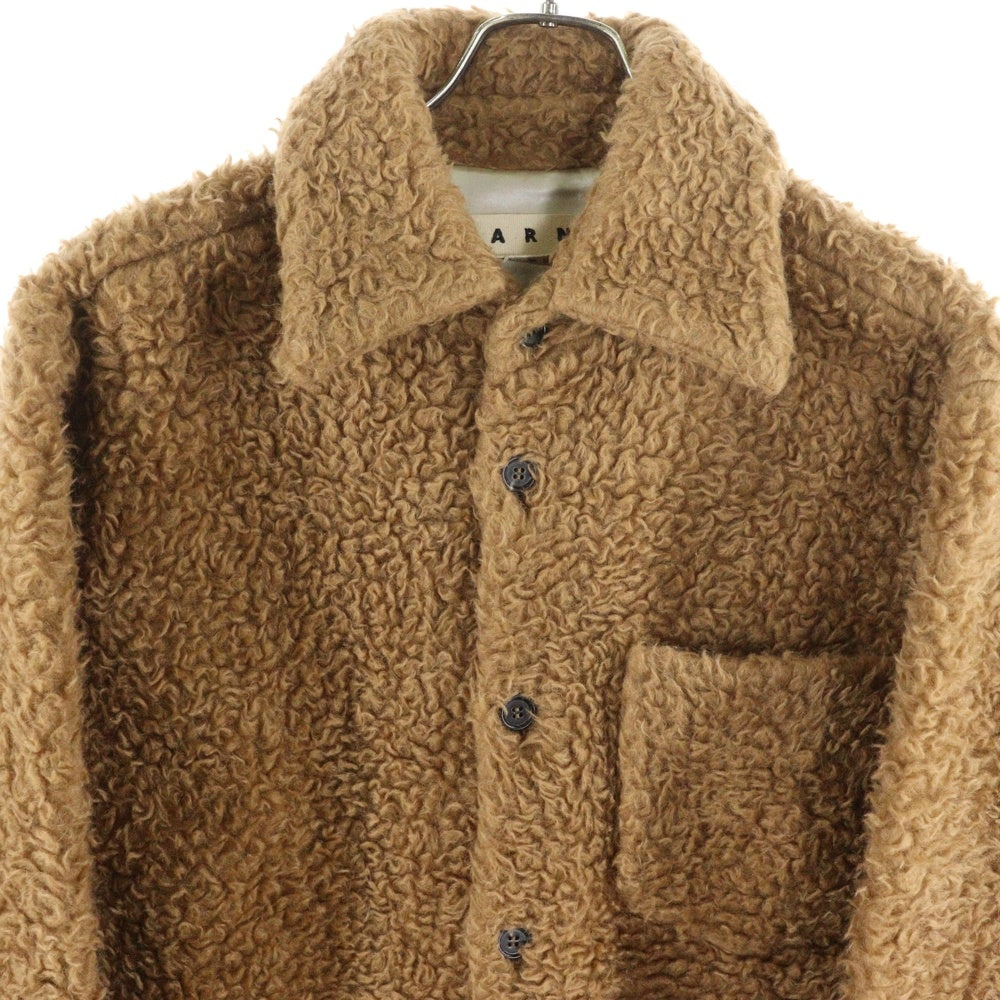 MARNI(マルニ) BOA BLOUSON JACKET ボアブルゾン ボタン ジャケット CUMU0172U0