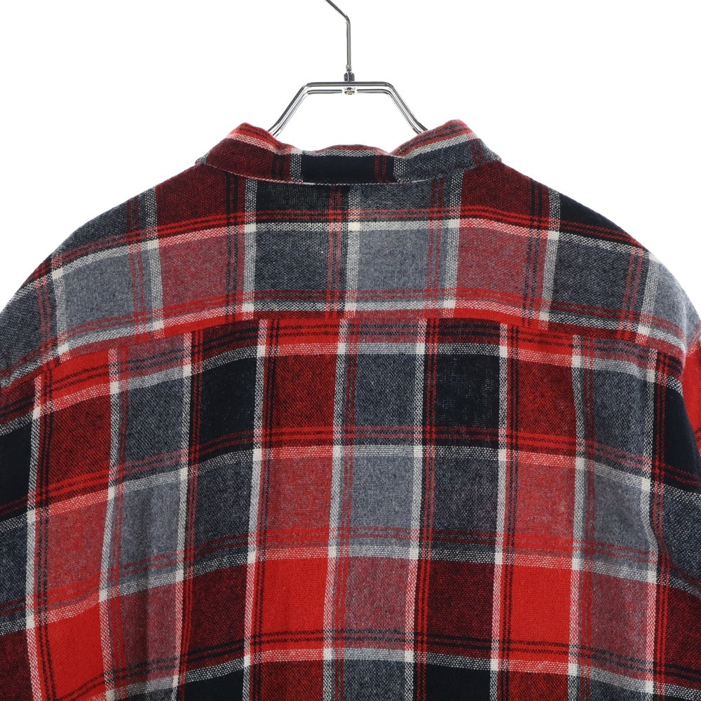 VINTAGE(ヴィンテージ) 50-60S PERSONALITY パーソナリティー WOOL RAYON CHECK L/S SHIRT ウール レーヨン チェック 長袖シャツ レッド/グレー/ブラック