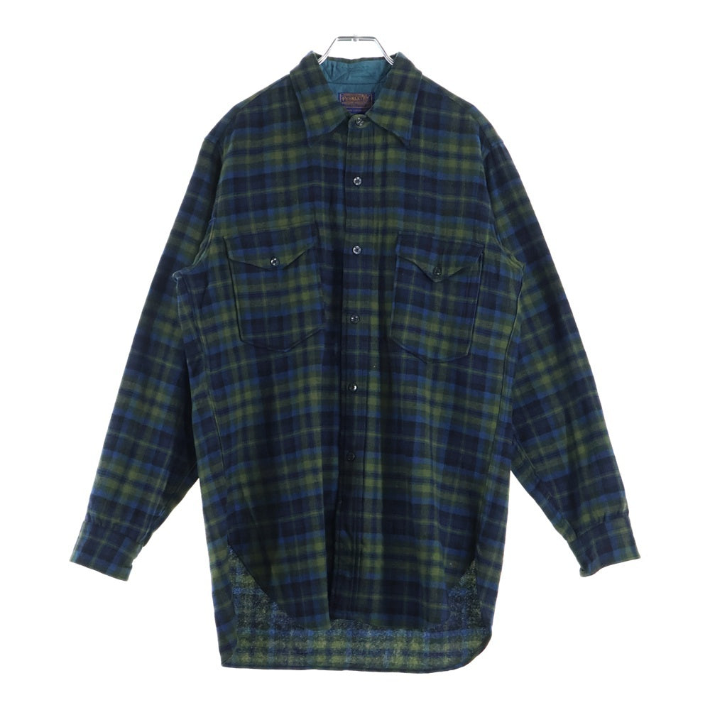 PENDLETON(ペンドルトン) 60S WOOL L/S CHECK SHIRT ウール 長袖 チェック シャツ ネイビー/カーキ