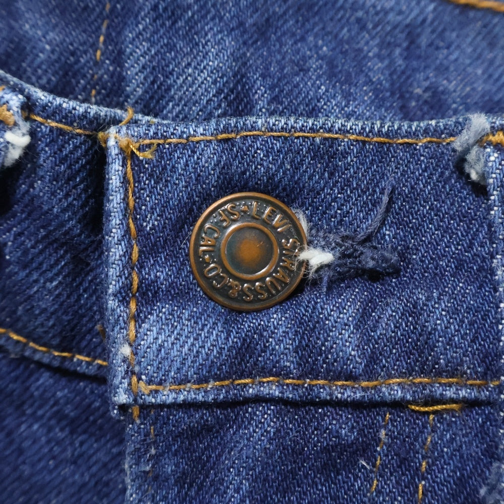 Levi's(リーバイス) 517-0217 スモールe ボタン裏653刻印 フレアデニムパンツ ブルー