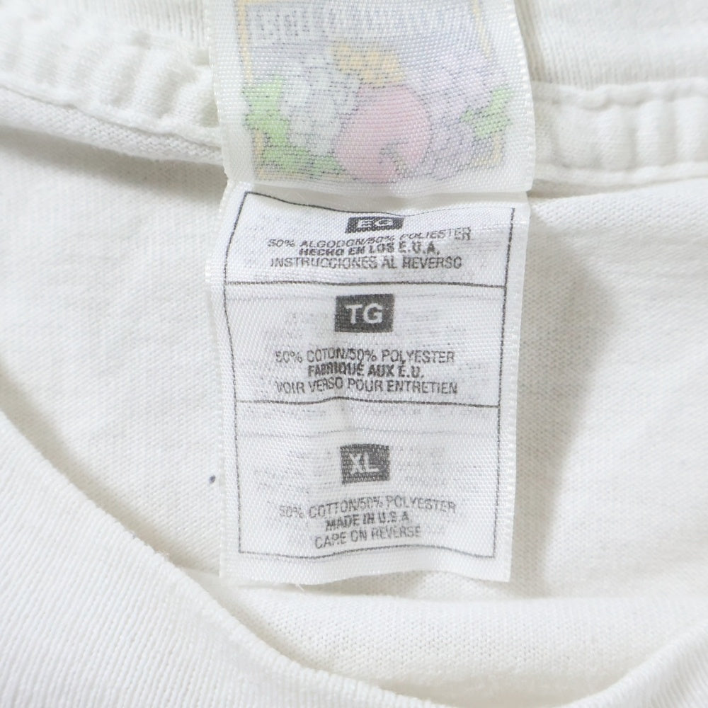 VINTAGE(ヴィンテージ) 90s MORRISSEY TEE モリッシー FOTLボディ プリント半袖Tシャツ ホワイト