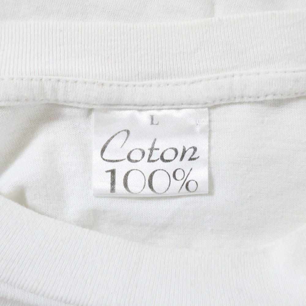 VINTAGE(ヴィンテージ) 90-00S LES FRUITS DELA PASSION TITS HOT TEE フロントプリント 半袖Tシャツ カットソー ホワイト