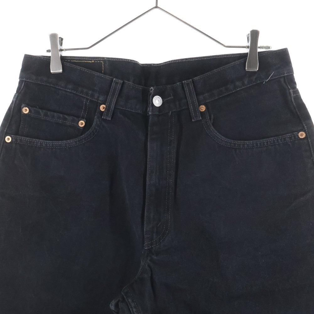 Levi's(リーバイス) 90S 550 RELAXED FIT DENIM PANTS BLACK 99年製 後染め テーパード デニムパンツ ブラック