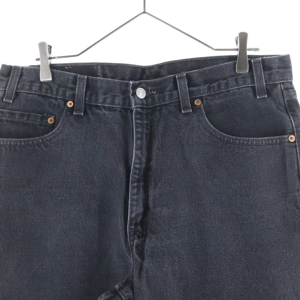Levi's(リーバイス) 90S 550 RELAXED FIT DENIM PANTS BLACK 99年製 後染め テーパード デニムパンツ ブラック