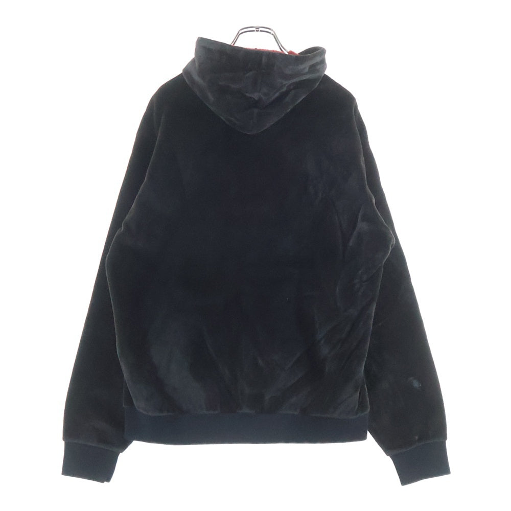 CARHARTT(カーハート) 80S VELOR ZIP-UP HOODIE ベロア ジップアップ フーディー ブラック 13224