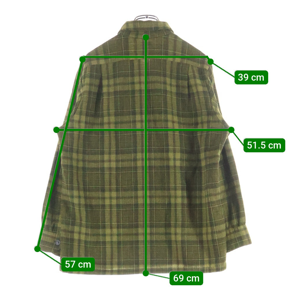 PENDLETON(ペンドルトン) 60S WOOL CHECK L/S SHIRT ウール 長袖 チェック ボード シャツ イエロー/ブラック