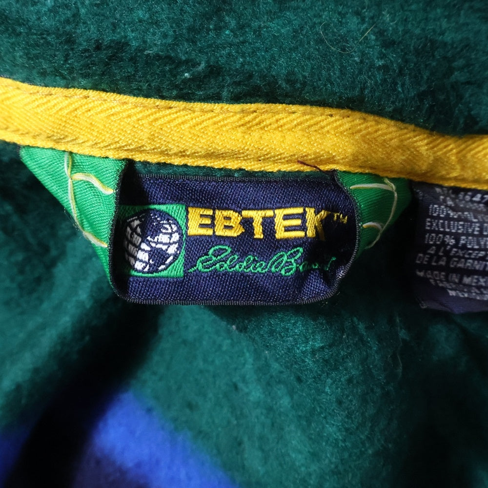 Eddie Bauer(エディバウワー) 90S EBTEK エブテック HALF-ZIP FLEECE JACKET ハーフジップ フリース ジャケット マルチカラー