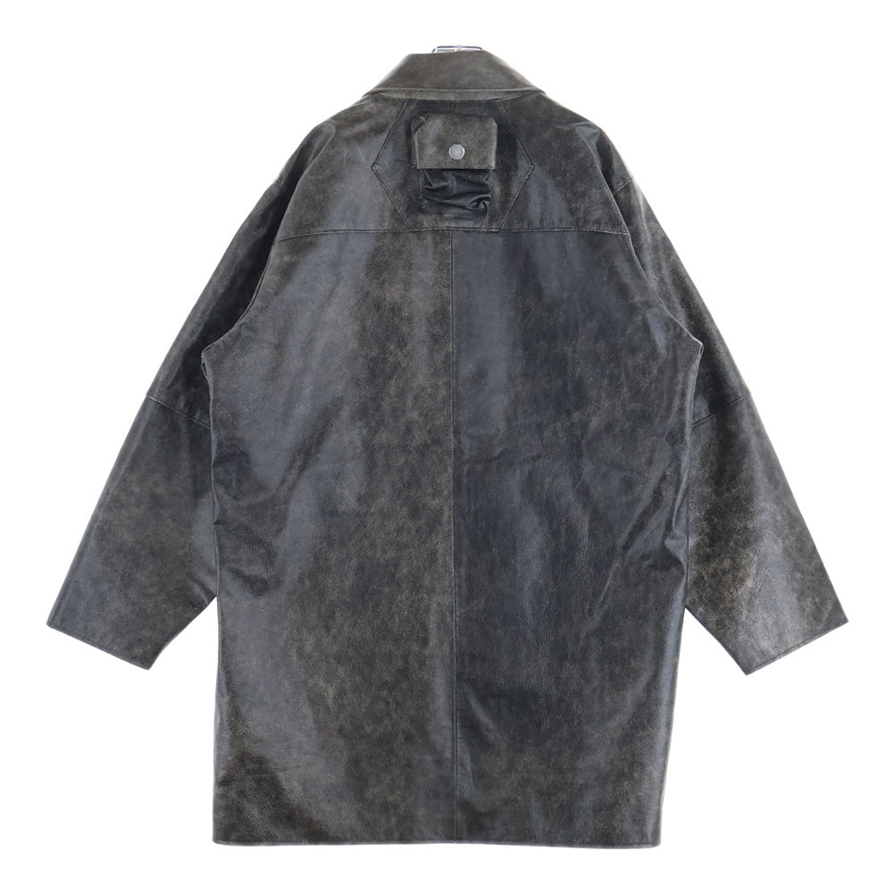 OUAT(オーユーエーティー) OFFICE COAT STEER HIDE オフィスコート 牛革 ブラウン O009007CT