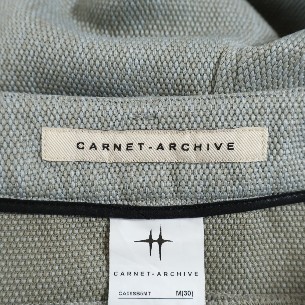 CARNET-ARCHIVE(カーネットアーカイブ) SACK TROUSERS MINT サック トラウザーズ ワイドスラックス ミント グレー