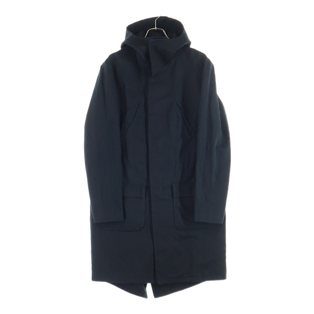 RAF SIMONS(ラフシモンズ) 16SS ISOLATED HEROES フォトプリント コットン フード モッズコート ブラック 161-700