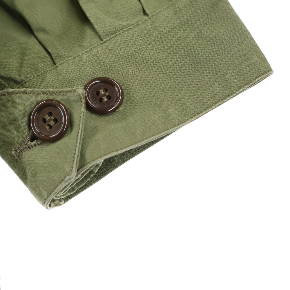 VINTAGE(ヴィンテージ) 50-60S FRENCH ARMY PULLOVER ALPINE SMOCK PARKA フランス軍 プルオーバー アルパイン スモック パーカー カーキ