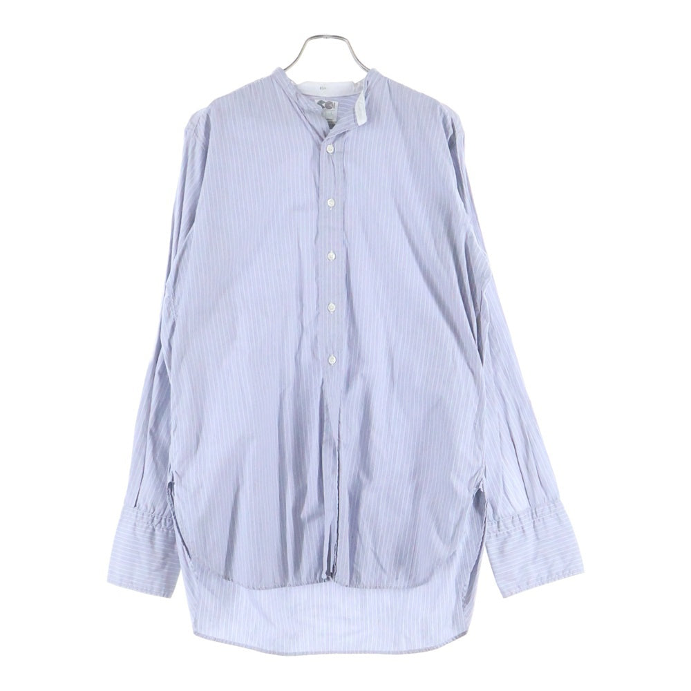 VINTAGE(ヴィンテージ) 40-50S CC41シー シー フォーティー ワン BRITISH STRIPE L/S GRANDPA shirt SHIRT ストライプ 長袖 グランパ シャツ パープル/グレー