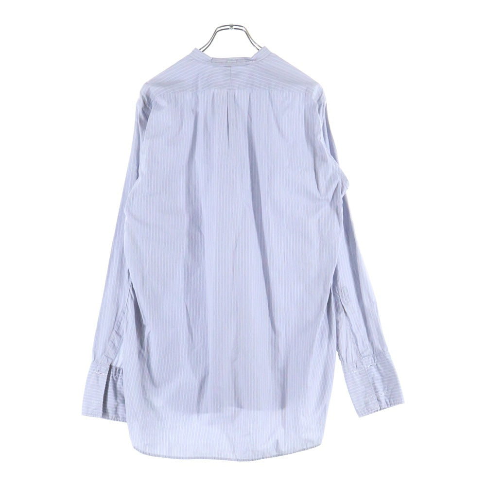 VINTAGE(ヴィンテージ) 40-50S CC41シー シー フォーティー ワン BRITISH STRIPE L/S GRANDPA shirt SHIRT ストライプ 長袖 グランパ シャツ パープル/グレー