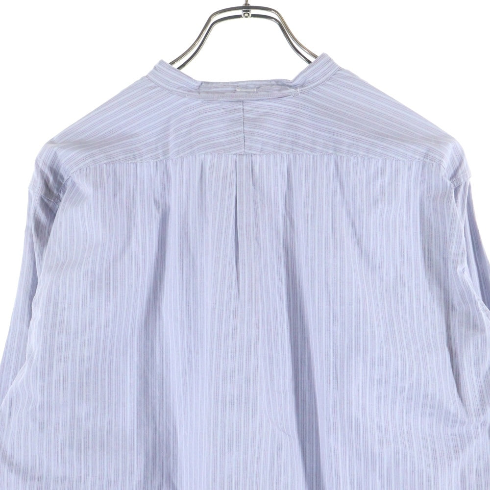 VINTAGE(ヴィンテージ) 40-50S CC41シー シー フォーティー ワン BRITISH STRIPE L/S GRANDPA shirt SHIRT ストライプ 長袖 グランパ シャツ パープル/グレー